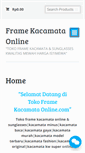 Mobile Screenshot of framekacamataonline.com